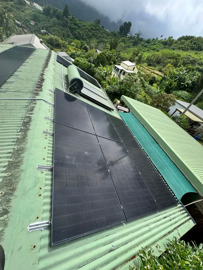 Installation photovoltaïque Alclima à Salazie, La Réunion